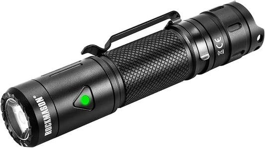 RM-F3 EDC Flashlight High Lumens, IP68 Waterproof Flash Light, Rechargeable Flashlights for Home, Outdoor, Exploration, Hiking, Camping, Rescue, Hunting, Cycling, Hurricane Emergency