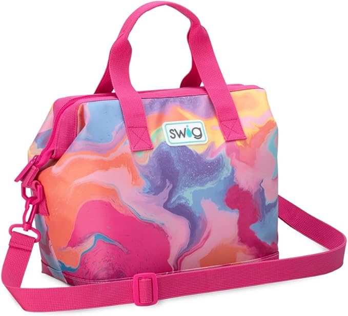 Swig Life Packi 12 Cooler Bag, Heavy-Duty, Lightweight, Insulated Cooler or Large Lunch Bag with Handle, External Pocket, & Shoulder Strap