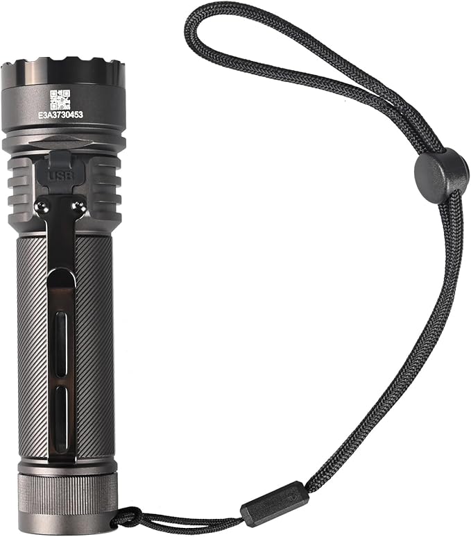 ACEBEAM E75 4500 High Lumens Flashlight with Magnetic Base, Super Bright LED Flashlight Rechargeable, IPX8 Water-Resistant Tactical EDC Flash Light, 26 Days Super Long Lasting for Camping,Everyday Use