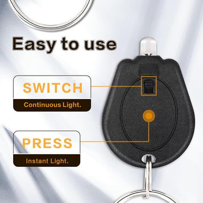 12 Pack Mini UV LED Keychain Flashlight, 395nm UV Light Keychain Flashlight, UV Keychain Flashlight, UV Keychain Light Black Light for Detections