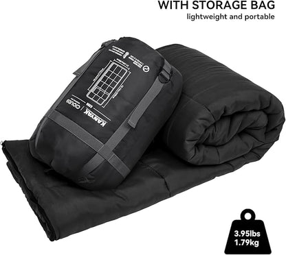 Envelope Sleeping Bag 3 Season Warm Weather Portable Compact Sleeping Bags for Adult Kids with Carry Bag for Camping Hiking Backpacking and Outdoors 59℉-77℉
