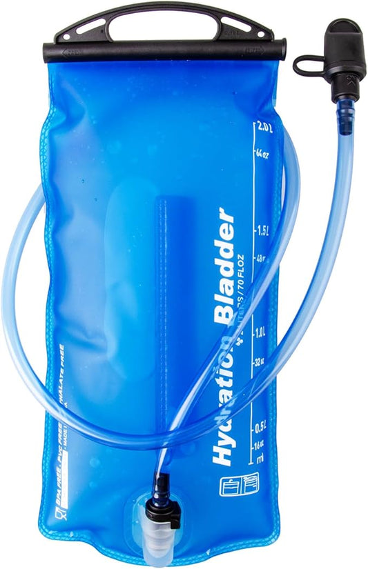 Azarxis Hydration Bladder Water Reservoir Leakproof 1.5L 2L 3L, BPA Free Hydration Pack Replacement for Running Walking Hiking Biking Climbing Cycling