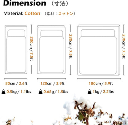 TRIWONDER Sleeping Bag Liner Cotton Camping Travel Sheet Sleep Sack Adult for Hostels Outdoor Picnic Planes Trains