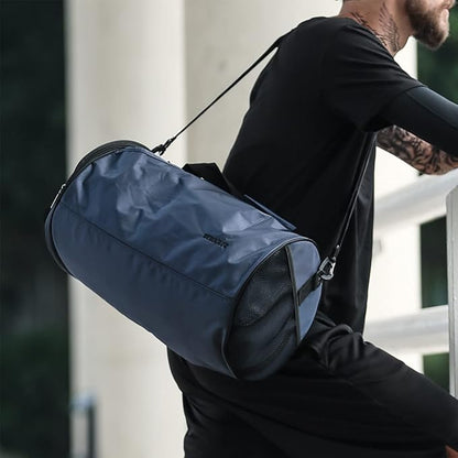 Sports Gym Bag for Men Women with Wet Pocket & Shoes Compartment,Small Travel Duffel Bag