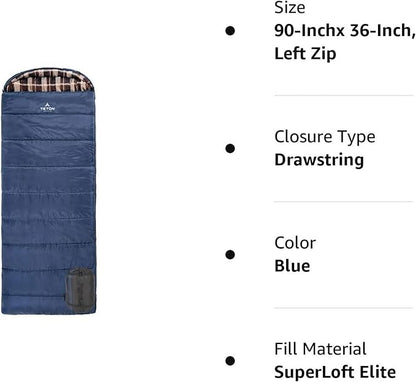 TETON Celsius XL, -25F, 20F, 0F Degree Sleeping Bags, All Weather Warm Sleeping Bag for Adults and Kids, Camping Season, Compression Sack Included