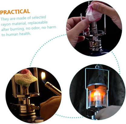 EXCEART Propane Light Mantle Propane Lamp Mantle: The Gas lamp mantles are Compact and Light in Weight, Easy to Carry for Outdoor Activities. Camping Hiking Light Mantle