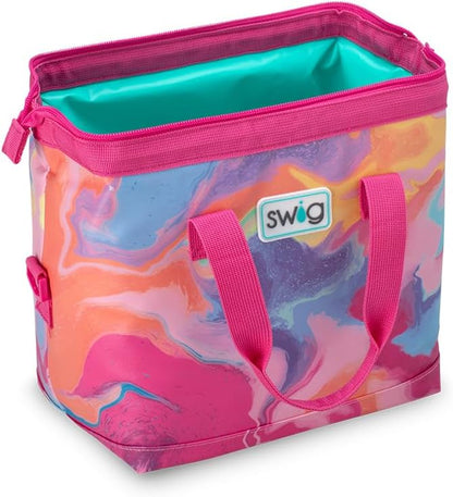 Swig Life Packi 12 Cooler Bag, Heavy-Duty, Lightweight, Insulated Cooler or Large Lunch Bag with Handle, External Pocket, & Shoulder Strap