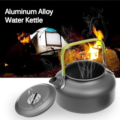 Doorslay Outdoor Camping Kettle, Aluminum Alloy Tea Kettle with Carrying Bag, Compact Lightweight Coffee Pot, 0.8L/1.1L/1.2L/1.6L Optional