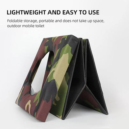 Edtian PCT029 Portable Camping Toilet for Adults, Portable Potty, Folding Camp Toilet for Car/Boat/Hiking/Beach, 1Pcs/Pack, M