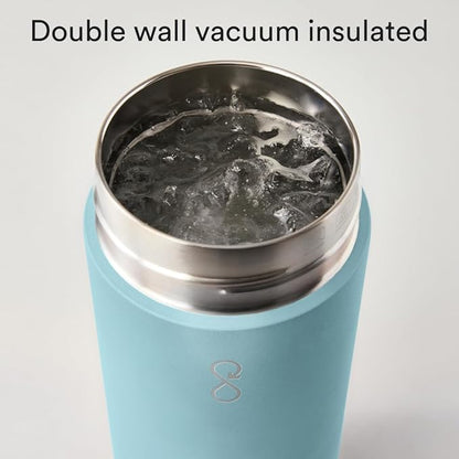 Ocean Bottle - Recycled Stainless Steel Drinks Reusable Water Bottle - Eco-Friendly & Reusable - Sky Blue - 34 oz