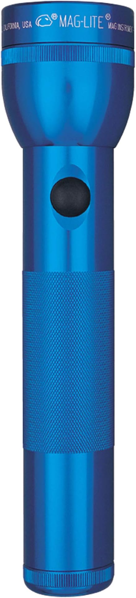 Maglite Heavy-Duty Incandescent 2-Cell D Flashlight in Display Box, Blue