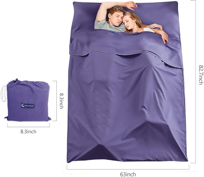 Sleeping Bag Liner Camping Travel Sheet Lightweight Hotel Sheet Compact Sleep Bag Camping Youth Hostels