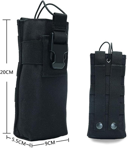 AR-152 Radio Pouch Tactical Radio Holder Radio Case Molle Radio Bag Nylon for GPS Phone AR-152 UV-5R 3800mAh Two Way Radio Walkie Talkies