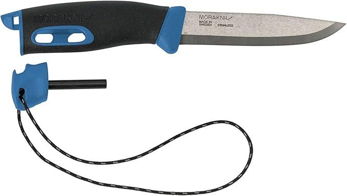 Morakniv Companion Spark 3.9-Inch Fixed-Blade Outdoor Knife and Fire Starter