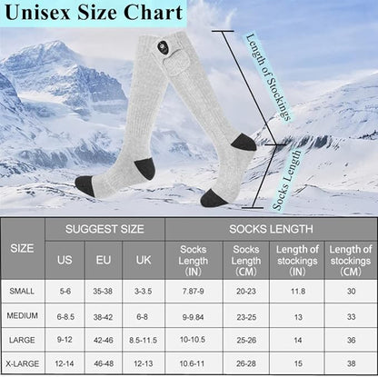 Savior Electric Heated Socks for Men Women,with APP Control Rechargeable Heated Socks,Washable,Suitable for Winter Work,Skiing,Cycling,Hiking,etc.