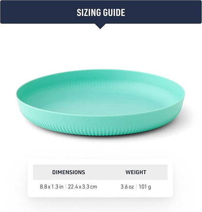 Sea to Summit Passage Camping Plate, Aqua Sea Blue