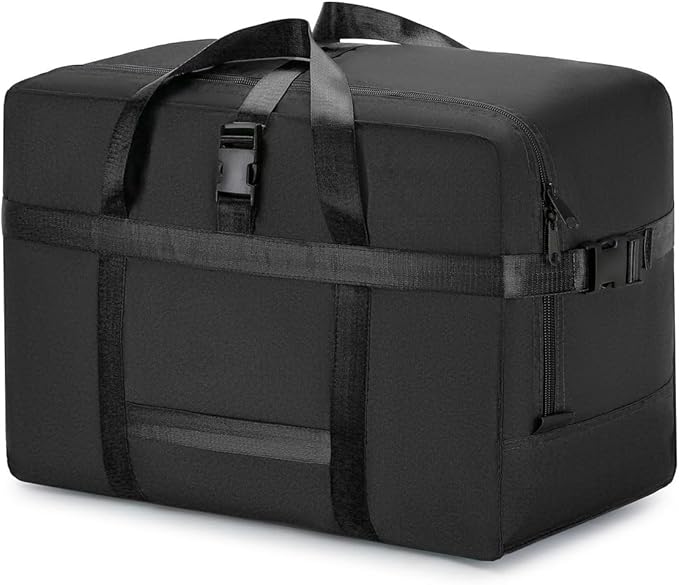 Extra Large Storage Bags Duffle Bags Tote for Moving, Storage, Camping and Travel (Black, 118L)