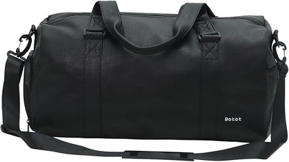ROTOT Gym Duffel Bag, Gym Bag with Waterproof Shoe Pouch, Weekend Travel Bag with a Water-resistant Insulated Pocket