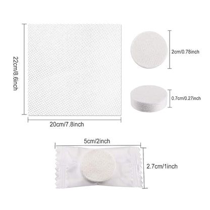 200Pcs Compressed Washcloth Towels, Disposable Towel Coin Tissues Camping Wipes Toilet Paper Tablets Portable Towels for for Travel, Camping, Hiking, Sport, Toilet, Hand Wipes