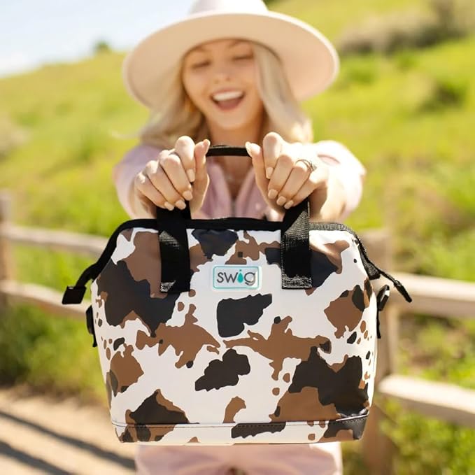 Swig Life Packi 12 Cooler Bag, Heavy-Duty, Lightweight, Insulated Cooler or Large Lunch Bag with Handle, External Pocket, & Shoulder Strap