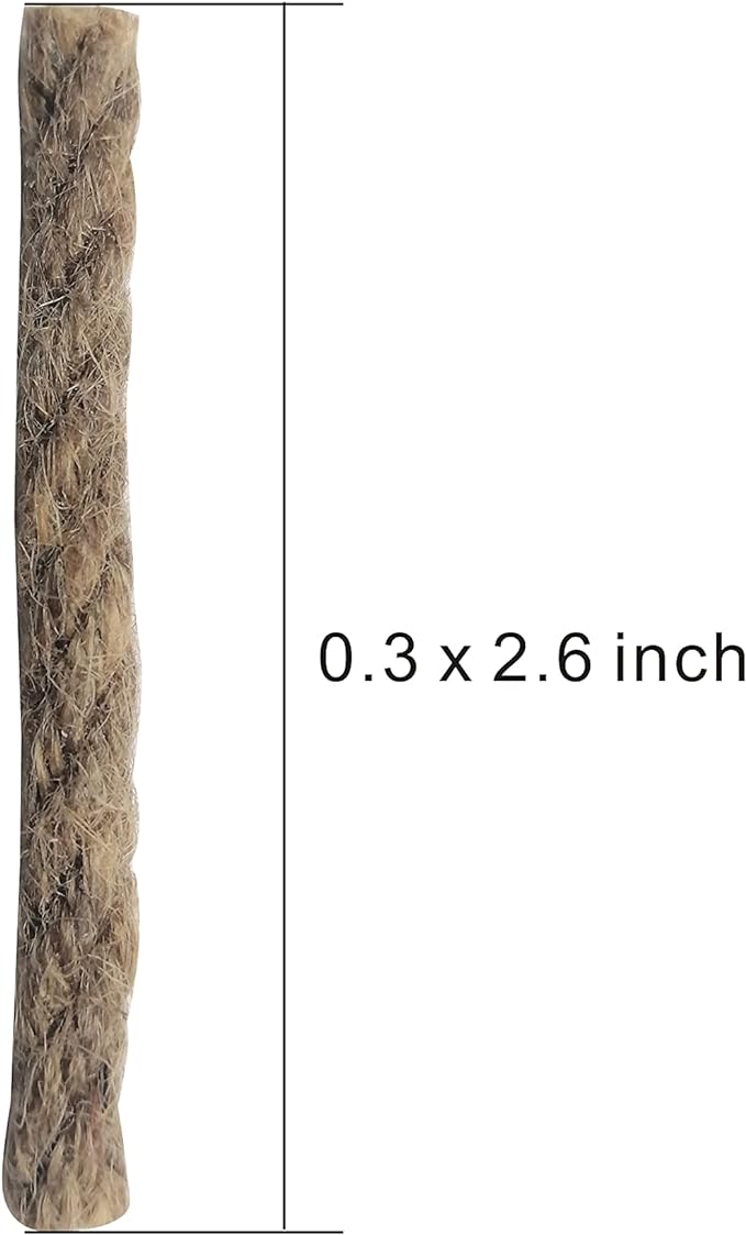 Emergency Fire Starter Magnesium 6 Bags Wax Infused Jute Rope Ferro Rod Striker Saw Wire for Camping Hiking Bushcraft Hurricane + Tin Container