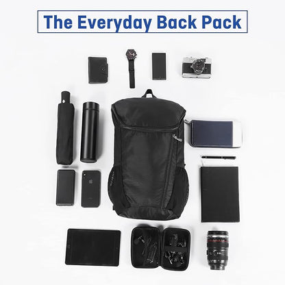 Hiking Backpack, Waterproof and Wear-resistant Lightweight Backpack Packable,Outdoor Travel Camping Daypack Foldable-GERY