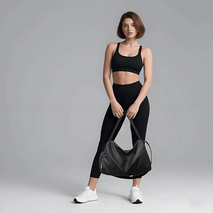 Small Gym Bag for Women Sports Duffel Bag with Shoes Compartment, Waterproof Travel Duffel Bag Carry on Bag Overnight Bag Weekender Bags for Workout Swimming Yoga Dance