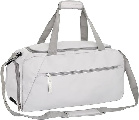 ROTOT Gym Duffel Bag, Gym Bag with Waterproof Shoe Pouch, Weekend Travel Bag with a Water-resistant Insulated Pocket