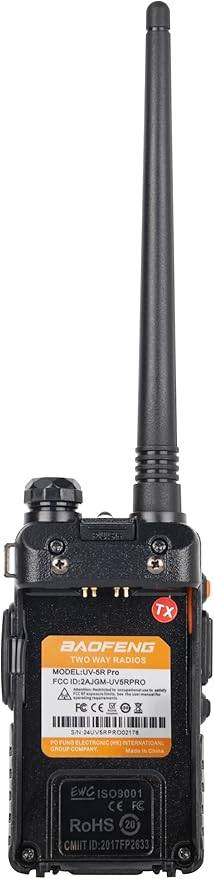 BaoFeng UV-5R 8 Watt High Power Ham Radio Handheld BaoFeng Radio with TD-771 Antenna and Baofeng Speaker mic Long Range Two Way Radio Dual Band Ham Radio BaoFeng Walkie Talkie with Earpiece (2 Pack)