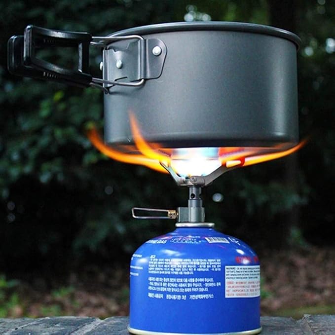 BRS Outdoor BRS-3000T Ultra-Light Titanium Alloy Miniature Portable Picnic Camping Gas Cooking Stove Portable Ultralight Burner 25gram