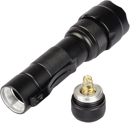BESTSUN WF-502B Single Mode 1200 Lumens LED Flashlights, Ultra Bright L2 LED Tactical Flashlight, Waterproof Portable Small Handheld Flashlights for Camping Outdoors Walking Hunting, 2 Pack