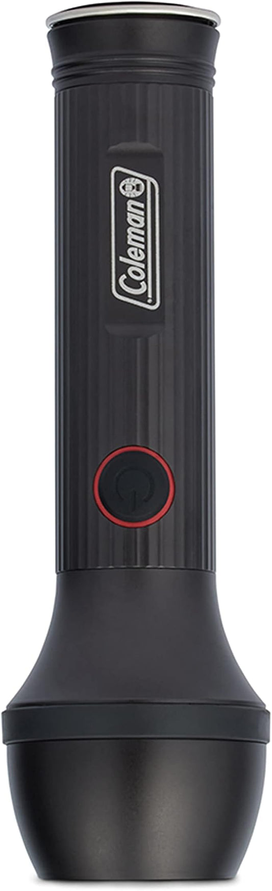 Coleman Classic Recharge 800/1500 Lumens Premium Flashlight, Impact & Water-Resistant Lightweight Flashlight with Rechargeable Battery, LEDs Never Need Replacing, Great for Camping or Emergencies