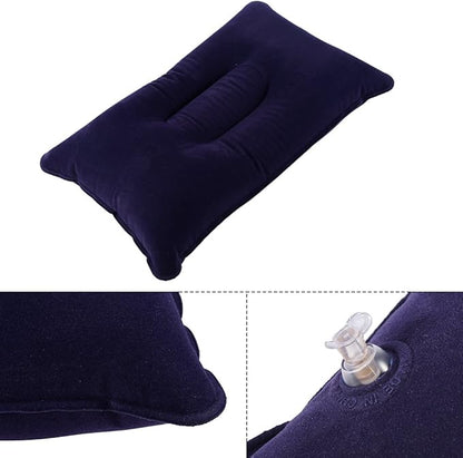 V GEBY Inflatable Pillow Fast Inflation PVC Pillow Camping Travel Pillow Push Button Inflation Pillows