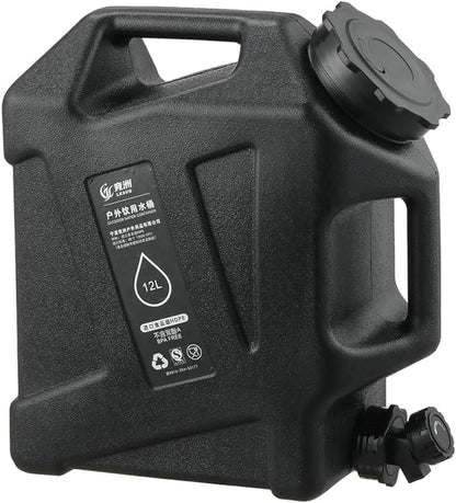Water Storage Containers, Camping Water Container, Portable Water Tank with Faucet Camping Bucket with Tap Water Jug with Spigot BPA Free Emergency Water Storage