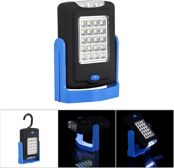 Tgoon LED Flashlight, Durable Duty Stroller Hook 3.4cm/1.33" with PVC 3 X AAA Batteries for Usual Home Use