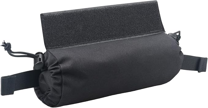 WYNEX Tactical First Aid Drop Dump Pouch, Medical Trauma Roll Up Drop Pouch EMT IFAK Sub Abdominal Carrying Bag with Hook-N-Loop for Chest Rig Vest