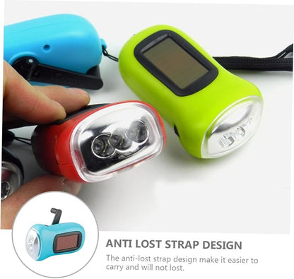 Hemobllo Household Flashlight Led Survival Flashlight USB Flashlight Reading Lamp Hand Crank Hiking Torch Emergency Torch Hand Lamp Dynamo Flashlight Outdoor Mobile Power Man Handheld Abs
