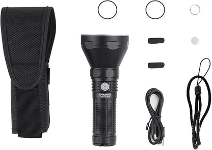 ThruNite Catapult Pro Rechargeable Flashlight, SFT70 LED, 1005 Meters Throw, 2713 High Lumens Bright Searchlight, Long Beam Distance Spotlight for Hiking, Camping, and Hunting - CW