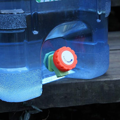 Water Storage Containers, Camping Water Container, Portable Water Tank with Faucet Camping Bucket with Tap Water Jug with Spigot BPA Free Emergency Water Storage for Outdoor Camping Hiking