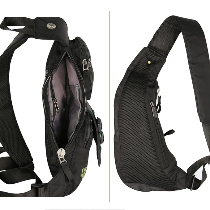 Nylon Sling Chest Bag Daypack Bicycle Travel Gym Backpack