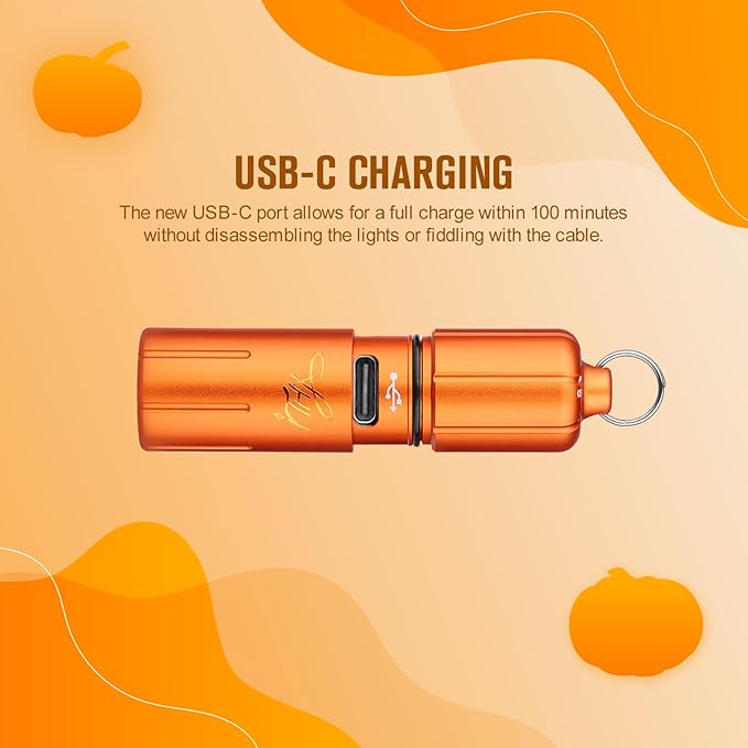 OLIGHT I1R 2 Pro-iTHX Rechargeable Keychain Flashlight 180 Lumens, USB-C Cable Fast Charging EDC Lights, Mini Handheld Light for Pocket, Purse, Backpack