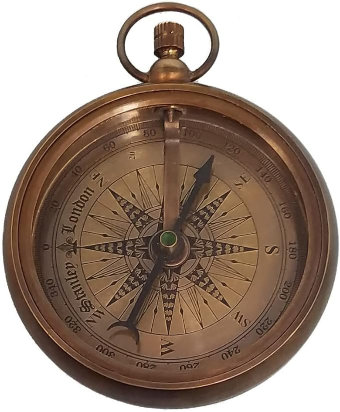 Engraved Compass for Son, Grandson | Personalized Baptism Gifts for Boys | Graduation Gift for Him