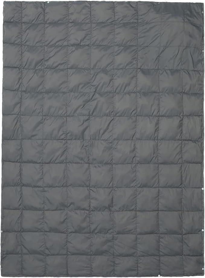 ROCK CLOUD Packable Camping Blanket Ultralight Outdoor Blankets Stadium for Hiking Camp Travel Outside Sports, Grey