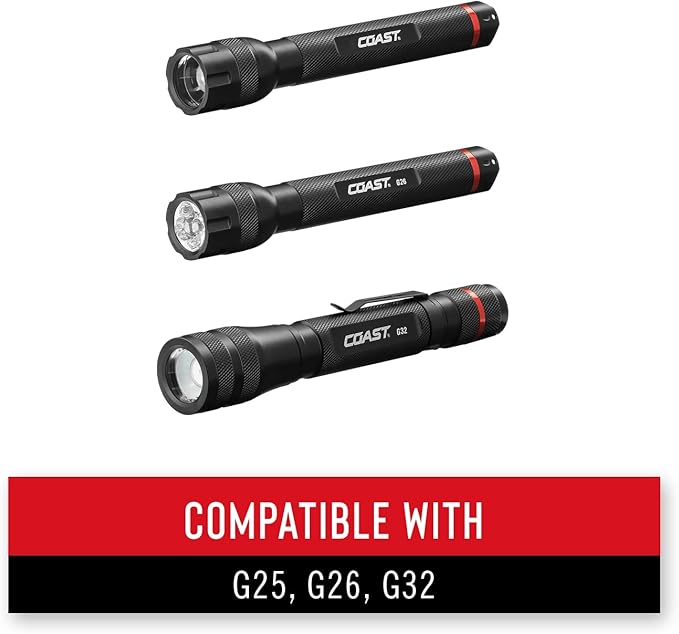 Coast ZX555 ZITHION-X Li-Ion Rechargeable Battery for The G24, G25, G26, G32, and G34 LED Flashlights, Black