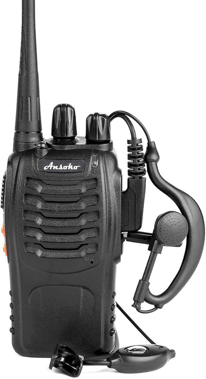 Long Range Walkie Talkies Rechargeable Two Way Radios 16-Channel UHF 2-Way Radio for Adults (Pack of 4)