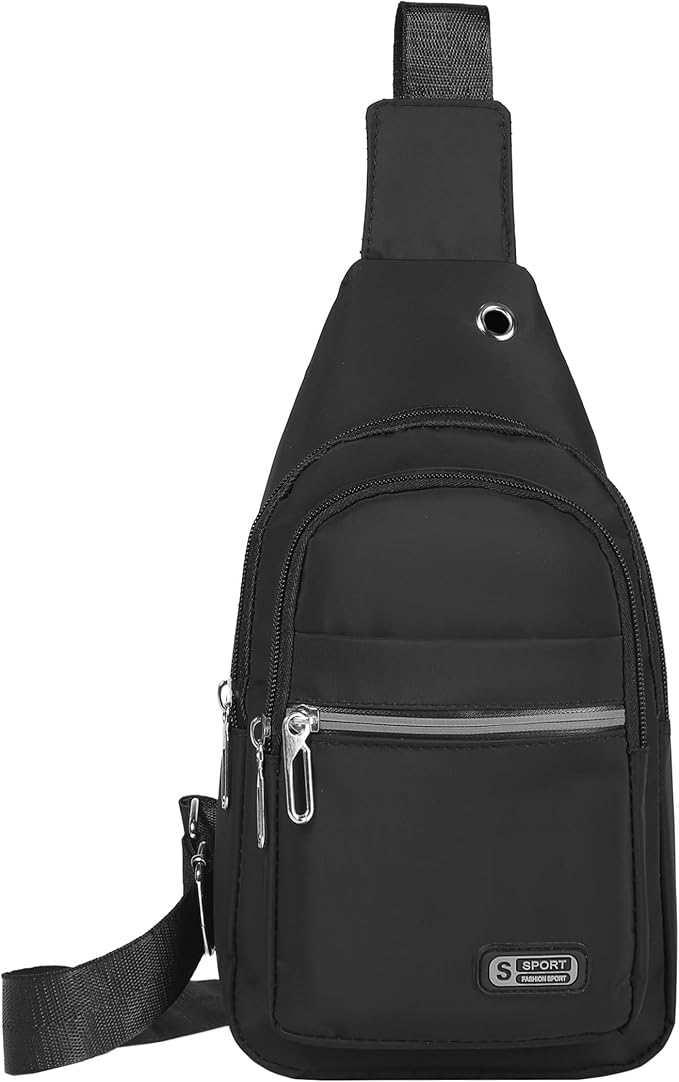 Small Sling Backpack Crossbody Sling Bag, Chest Bag Daypack Fanny Pack Cross Body Bag for Outdoors Hiking Traveling