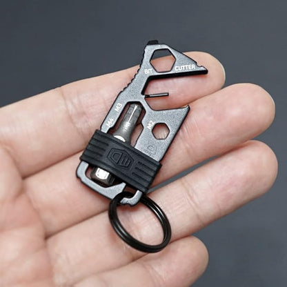 MDT001 Multitool 15 In 1 Tiny Pocket Camping Gear Multifunction Multi Tool Card Wallet Keychain Bottle Opener SIM Card Ejector Removal