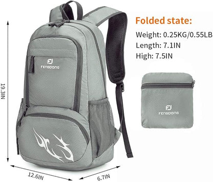 35L Lightweight Foldable Waterproof Packable Travel Small Hiking Backpack Daypack for men women
