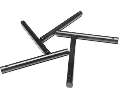 Heavy-Duty Classic 4 Inch Drilled Ferro Rods Flint and Steel Ferrocerium Rod with A Lanyard Hole for DIY Fire Starting Tools in Camping Emergency Hiking Fishing Bushcraft Survival