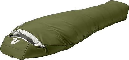 Retrospec Dream Sleeping Bag - 5, 15, 30 Mummy for Camping, Insulated Cold Weather, Lightweight Stuff Sack, Water-Resistant, Adjustable Draw Cords, Adult